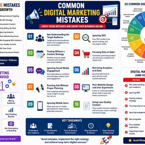 Common Digital Marketing Mistakes: A Complete Guide to Avoiding Costly Errors